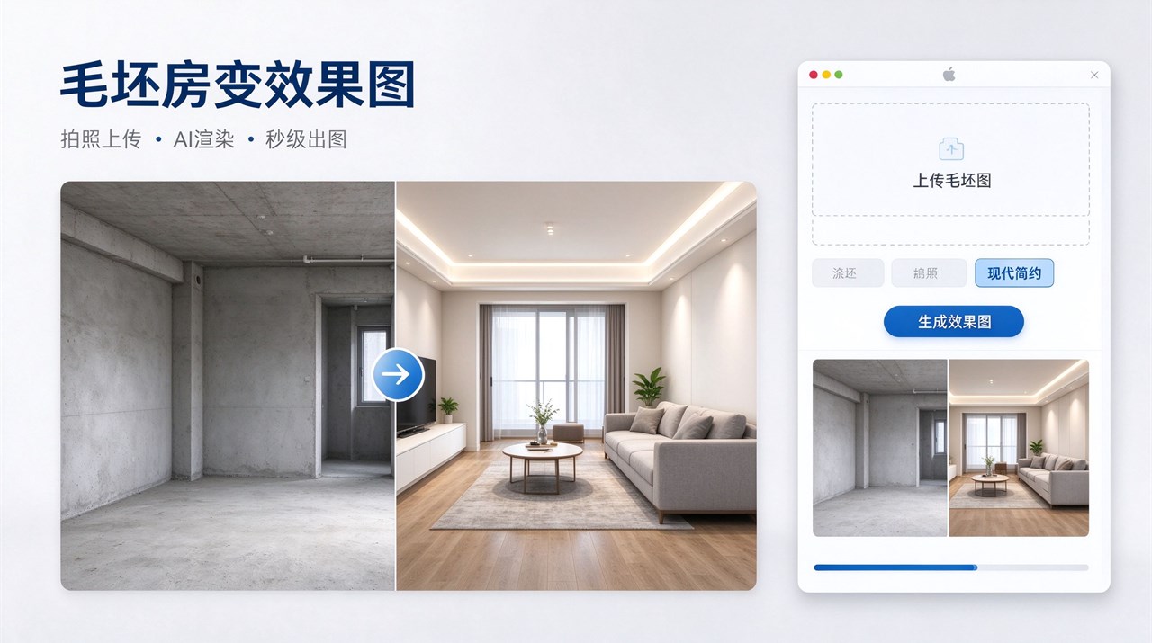 毛坯房变效果图